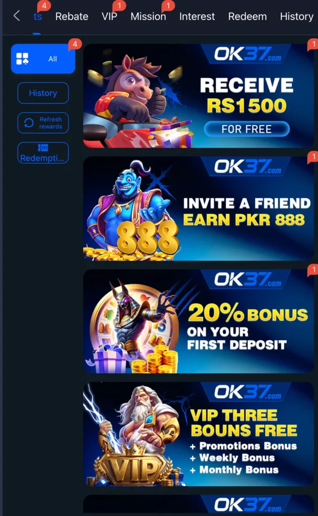 ok37 game rewards and bonuses